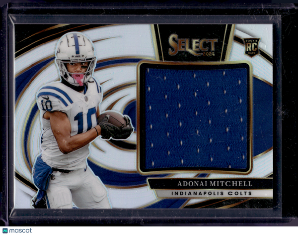 2025 HL-P03 Panini Select Prizm Adonai Mitchell #JRS-AML /149 Jersey Patch RC