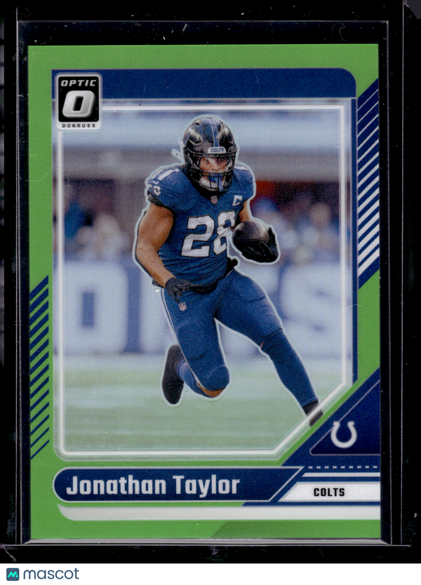 2024 HL-P03 Panini Donruss Optic Jonathan Taylor #83 Lime Green /50
