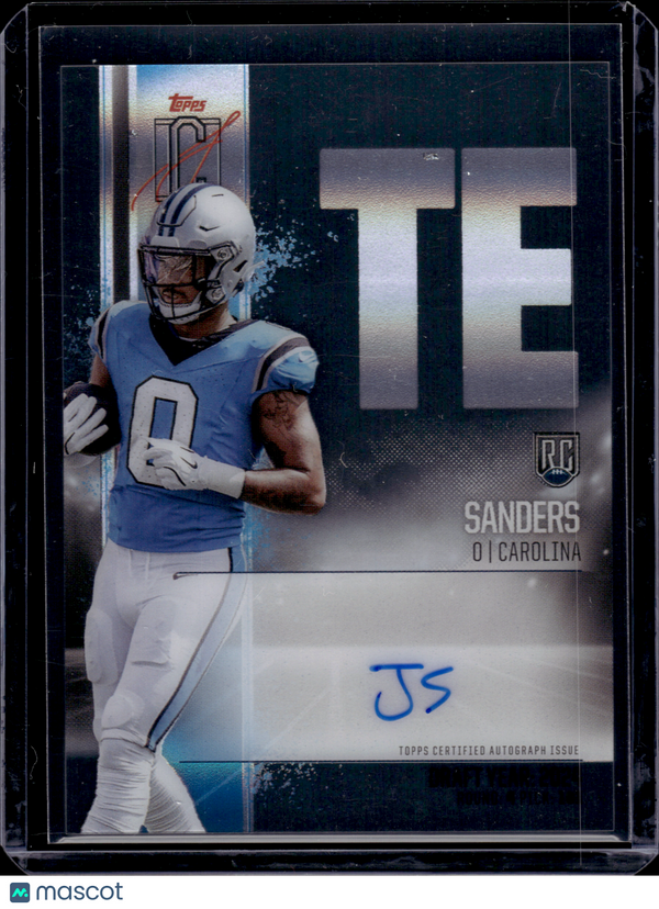 2024 HL-P03 Topps Sign. Class Rookie Crystal Clear Ja'Tavion Sanders #RCC-JSA RC