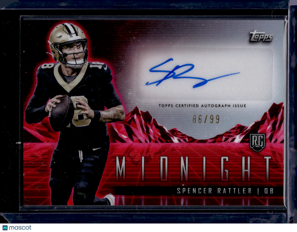 2024 HL-P03 Topps Midnight Spencer Rattler #RHS-SR Rookie Horizon Sign. /99 RC