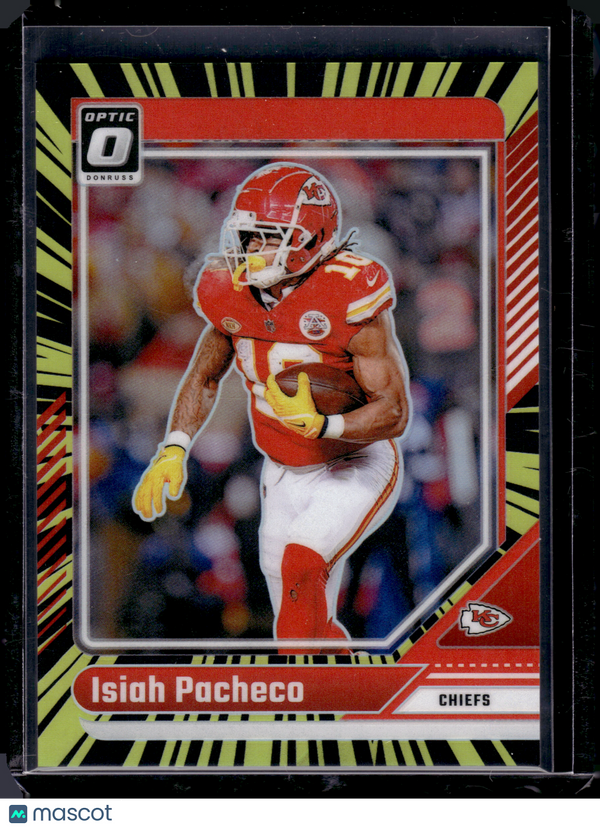 2024 HL-P03 Panini Donruss Optic Isiah Pacheco #95 Electricity Prizm /75