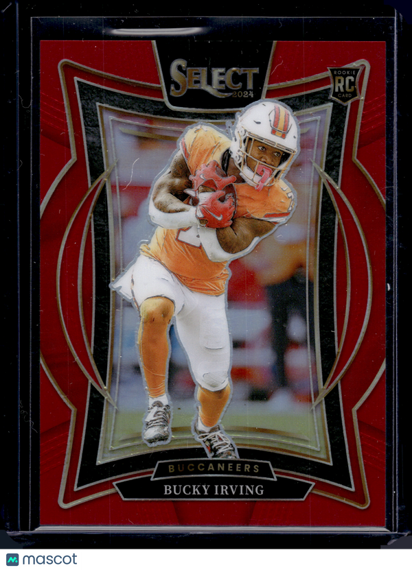 2025 HL-P03 Panini Select Prizm Concourse Bucky Irving #4 Red /99 RC