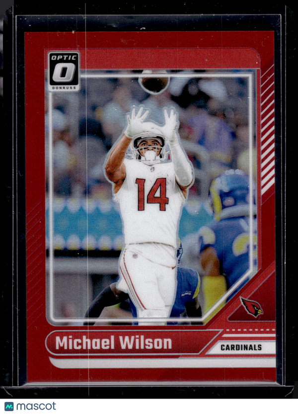 2024 HL-P03 Panini Donruss Optic Prizm Michael Wilson #3 Red /125