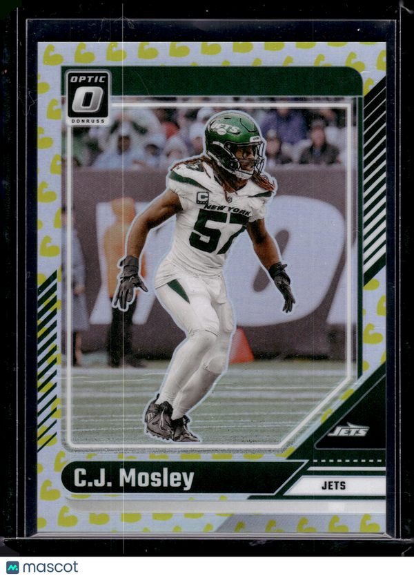 2024 HL-P03 Panini Donruss Optic Prizm C.J. Mosley #157 Flex Emoji /149