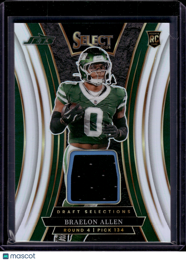 2025 HL-P03 Panini Select Draft Selections Prizm Braelon Allen #DSM-BAN /149 RC