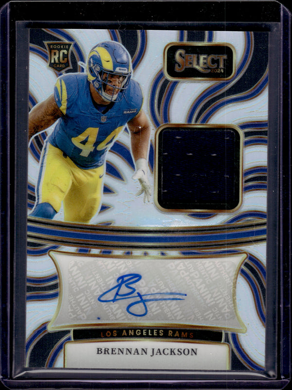 2025 HL-P03 Panini Select Prizm Brennan Jackson #RSM-BJN /199 RC Memorabilia