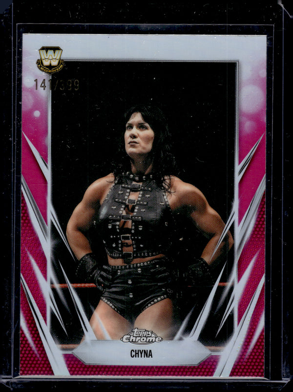2026 HL-BC06 Topps Chrome WWE Chyna #85 Pink Refractor /399