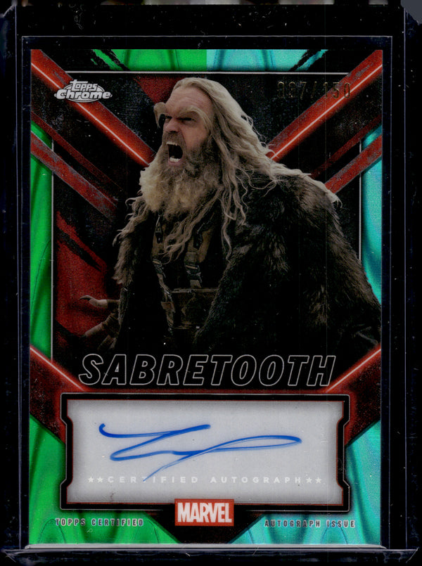 HL-P04 Topps Chrome Deadpool Chrome Tyler Mane Auto 037/150 #TC-TM