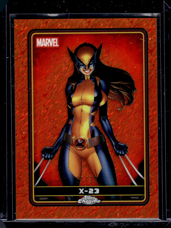 HL-P04 Topps Chrome Marvel Deadpool X-23 20/25 #15