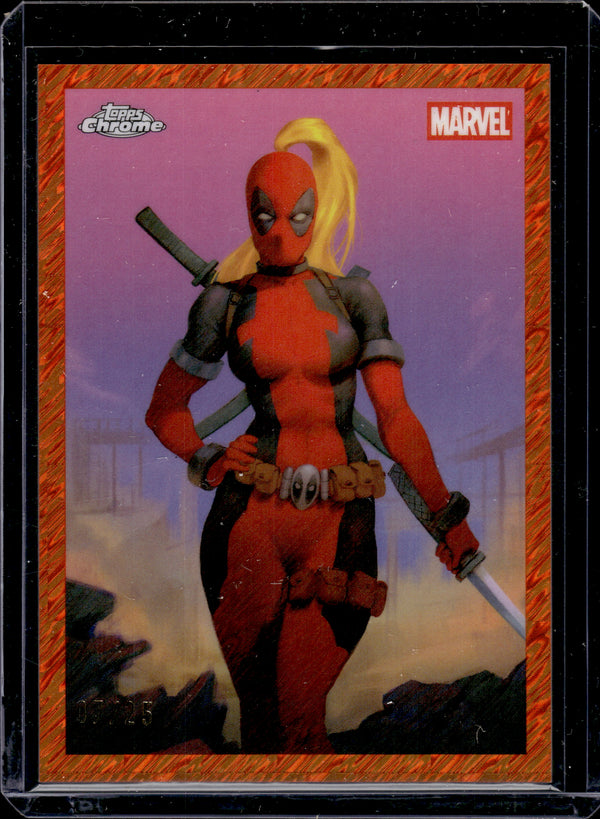 HL-P04 Topps Chrome Deadpool Lady Deadpool Topps Original Art Cards #TO-3