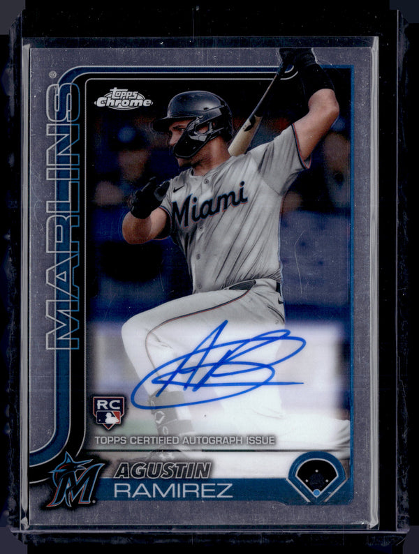 HL-P01 2025 Topps Chrome Agustin Ramirez #RA-AR Auto RC