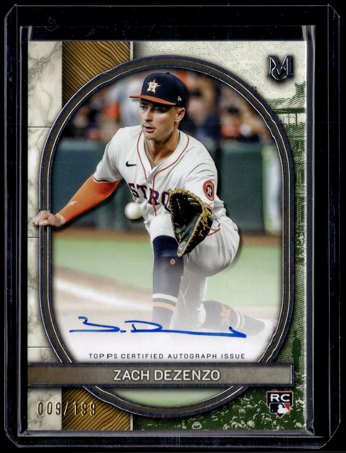 HL-P01 2025 Topps Museum Collection Zach Dezenzo #AA-ZD /199 Auto RC