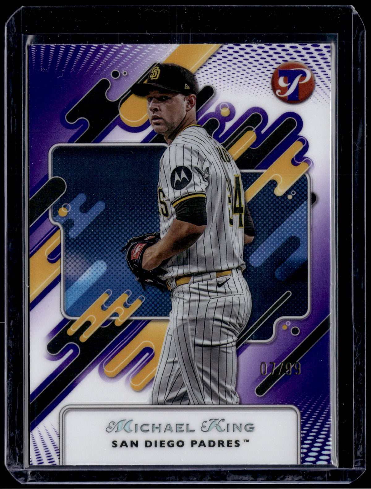 HL-P01 2025 Topps Pristine Michael King #228 Purple /99