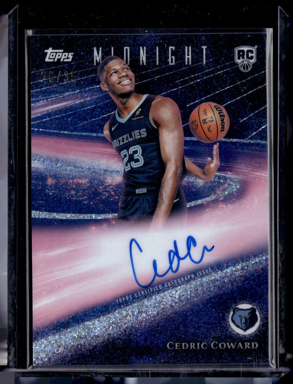 HL-P01 2025 Topps Midnight Rookie Cedric Coward #RHS-CC Horizon Signatures /35