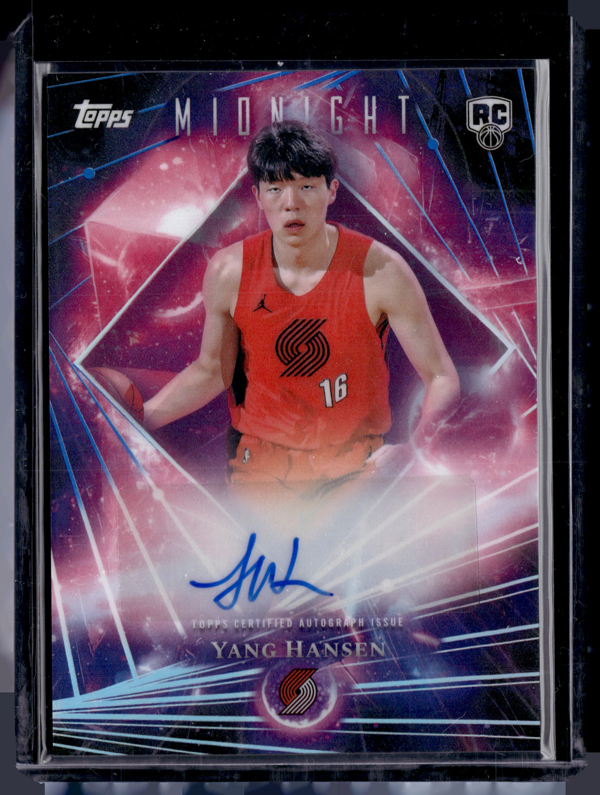 HL-P01 2025 Topps Midnight Dark Matter Yang Hansen #DMAR-YH RC