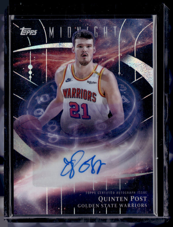 HL-P01 2025 Topps Midnight Stroke of Midnight Quinten Post #SM-QP