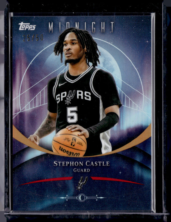 HL-P01 2025 Topps Midnight Stephon Castle #42 /50