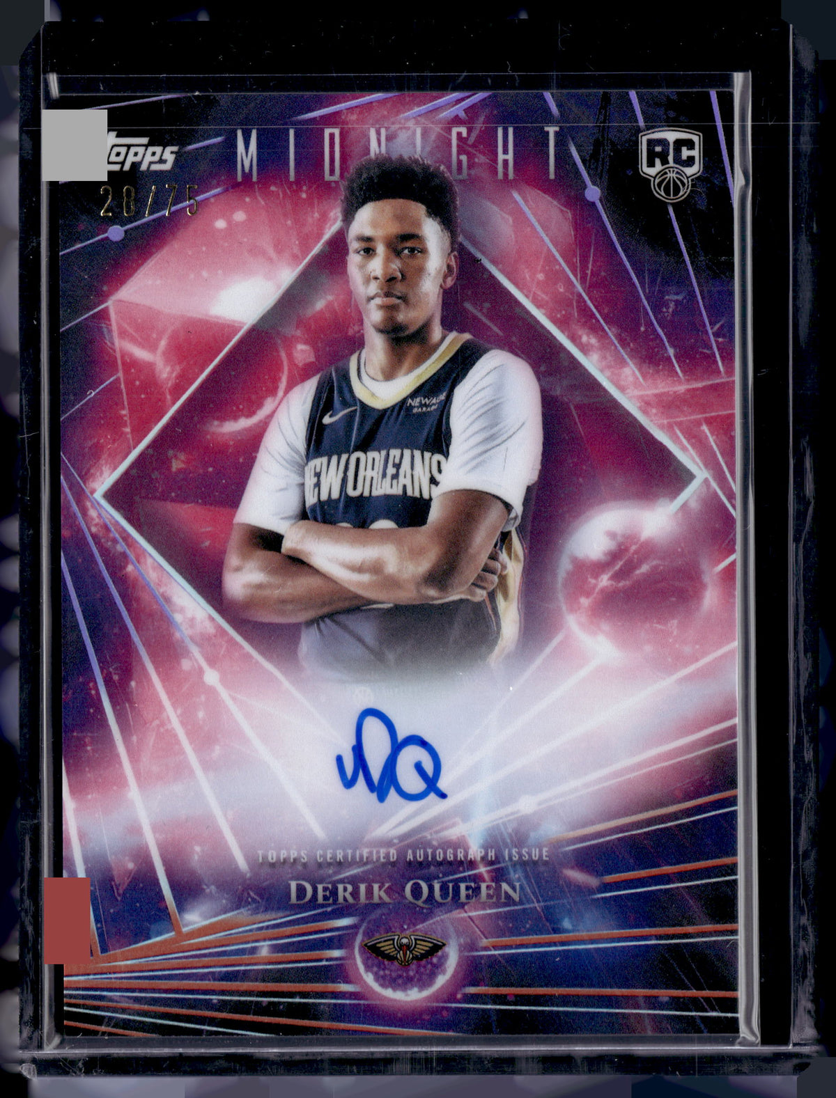 HL-P01 2025 Topps Midnight Derik Queen #DMAR-DQ Dark Matter /75 RC