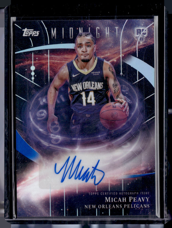 HL-P01 2025 Topps Midnight Stroke of Midnight Micah Peavy #SMR-MP RC