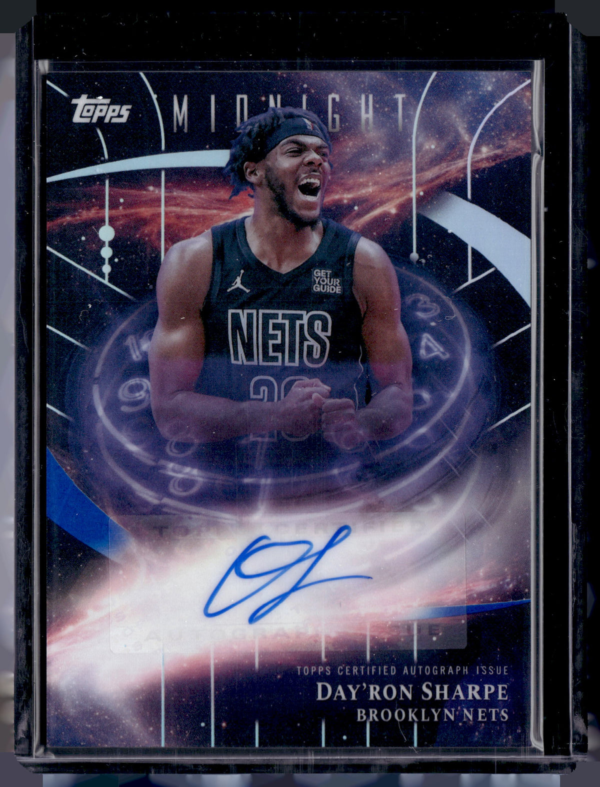 HL-P01 2025 Topps Midnight Stroke of Midnight Day'Ron Sharpe #SM-DS Auto