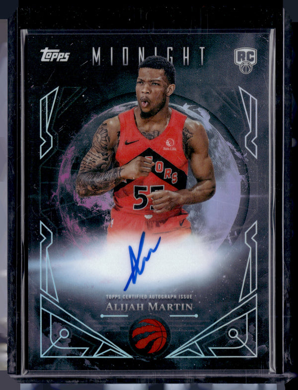 HL-P01 2025 Topps Midnight Midnight Sun Signatures Alijah Martin #MSR-AM Auto RC