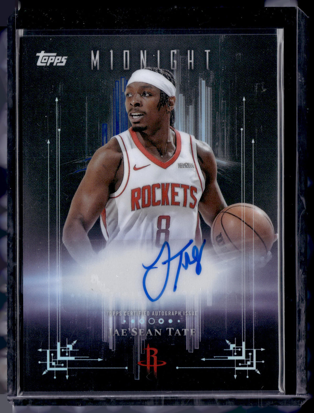 HL-P01 2025 Topps Midnight Dark Marks Jae'Sean Tate #DM-JT Auto