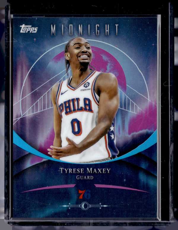HL-P01 2025 Topps Midnight Tyrese Maxey #8