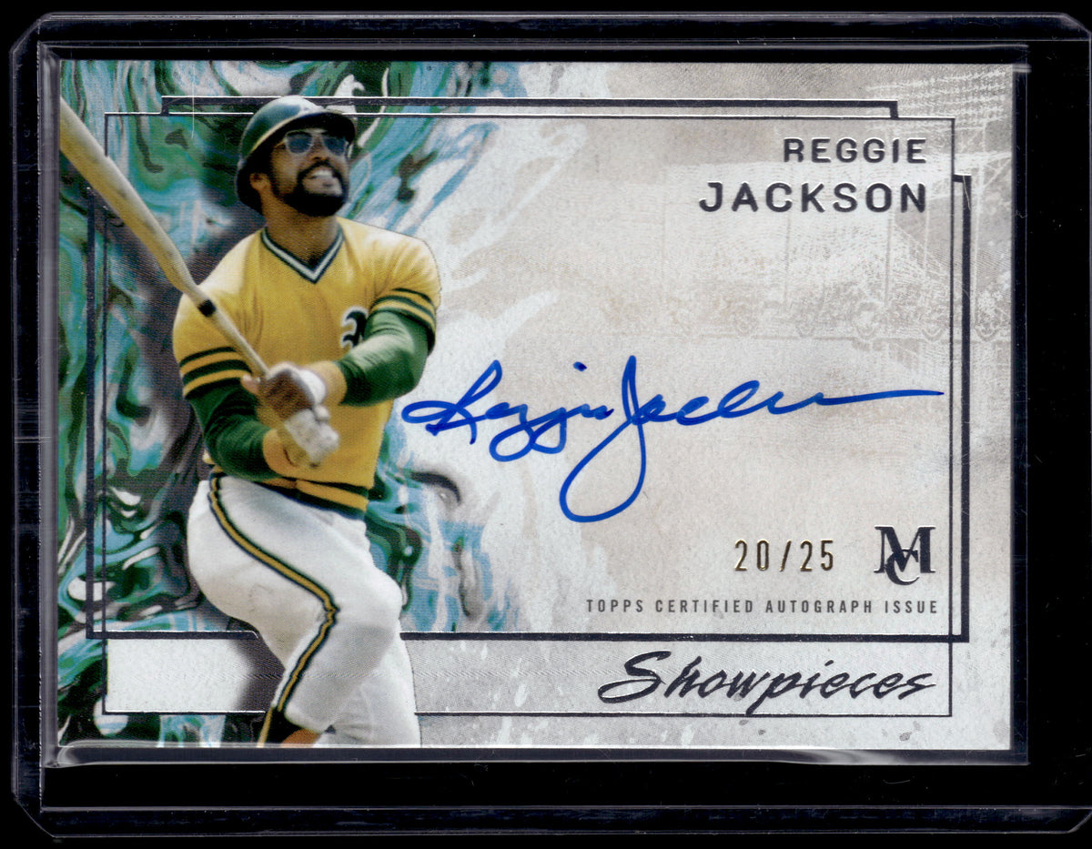HL-P01 2025 Topps Museum Collection Showpieces Reggie Jackson #SA-RJ /25