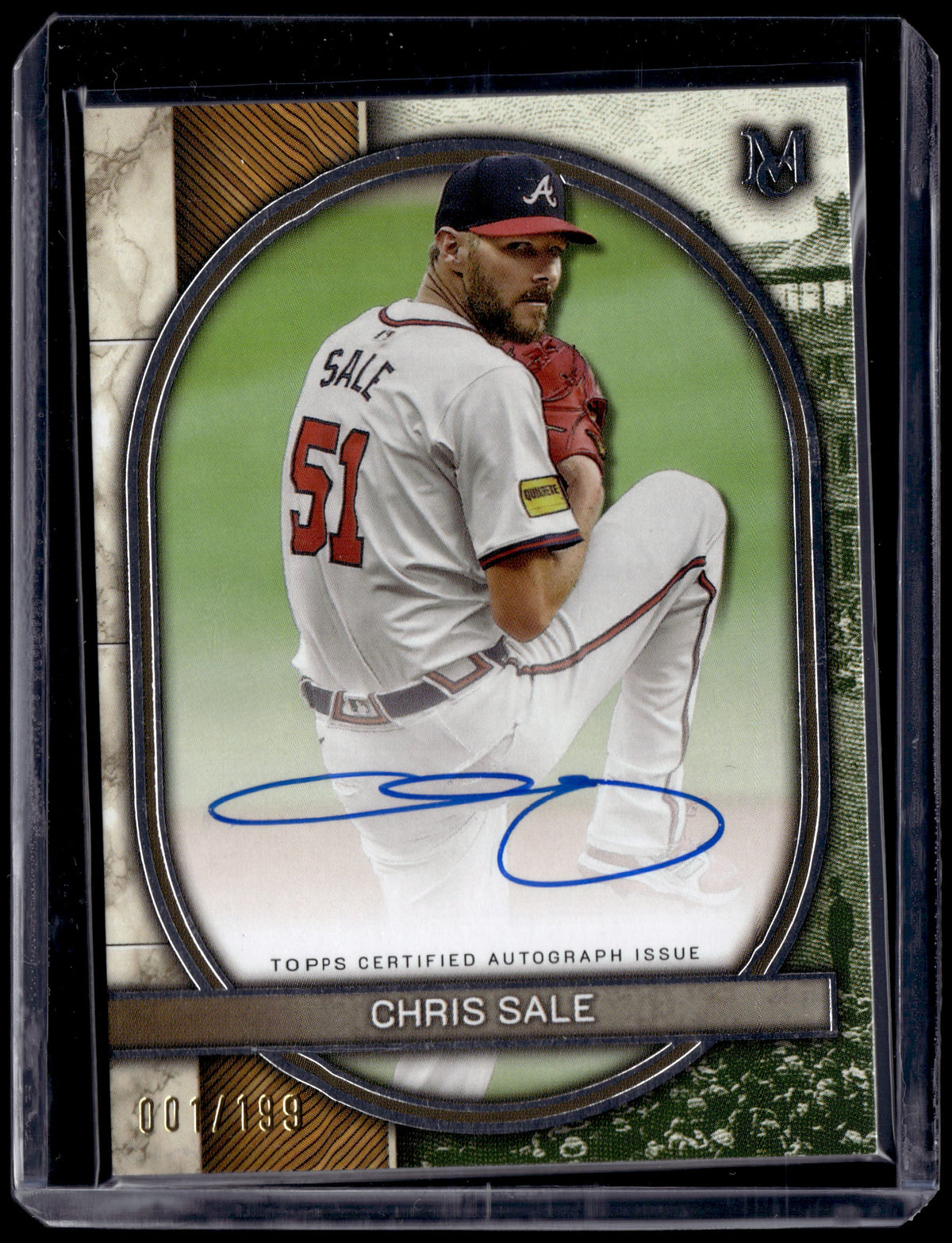 HL-P01 2025 Topps Museum Collection Chris Sale #AA-CS /199 Archival Autograph