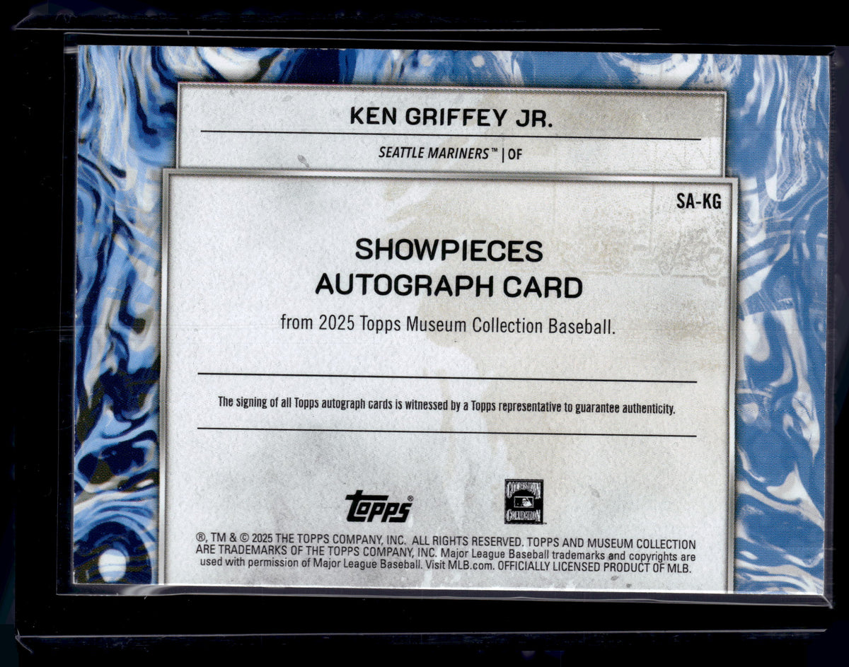 HL-P01 2025 Topps Museum Collection Showpieces Ken Griffey Jr. #SA-KG /10