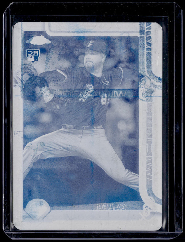 HL-P01 2025 Topps Chrome Updates Caleb Freeman #USC124 Cyan Printing Plate RC