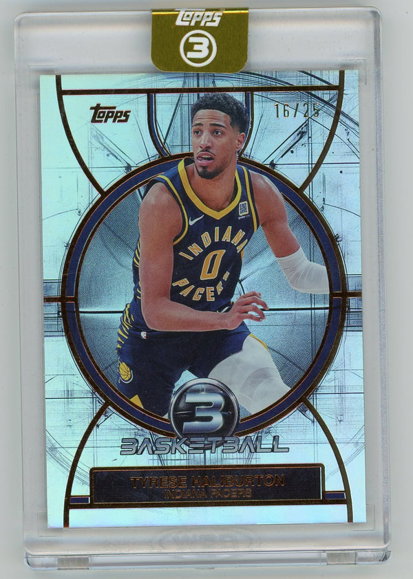 HL-P01 2026 Topps 3 Basketball Tyrese Haliburton #17 /25