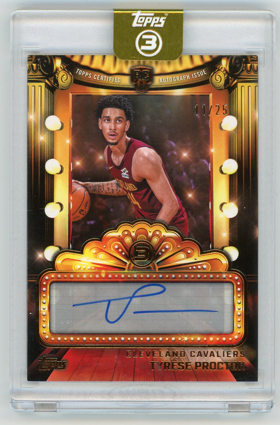 HL-P01 2026 Topps 3 Next Feature Tyrese Proctor #NF-TP /25 RC