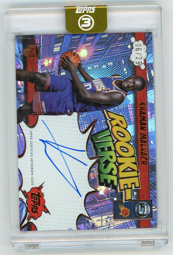 HL-P01 2026 Topps 3 Rookie Verse Khaman Maluach #RV-KM /25 RC