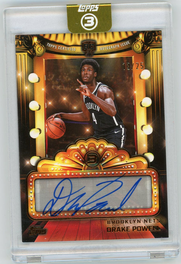 HL-P01 2026 Topps 3 Next Feature Drake Powell #NF-DP /25 RC