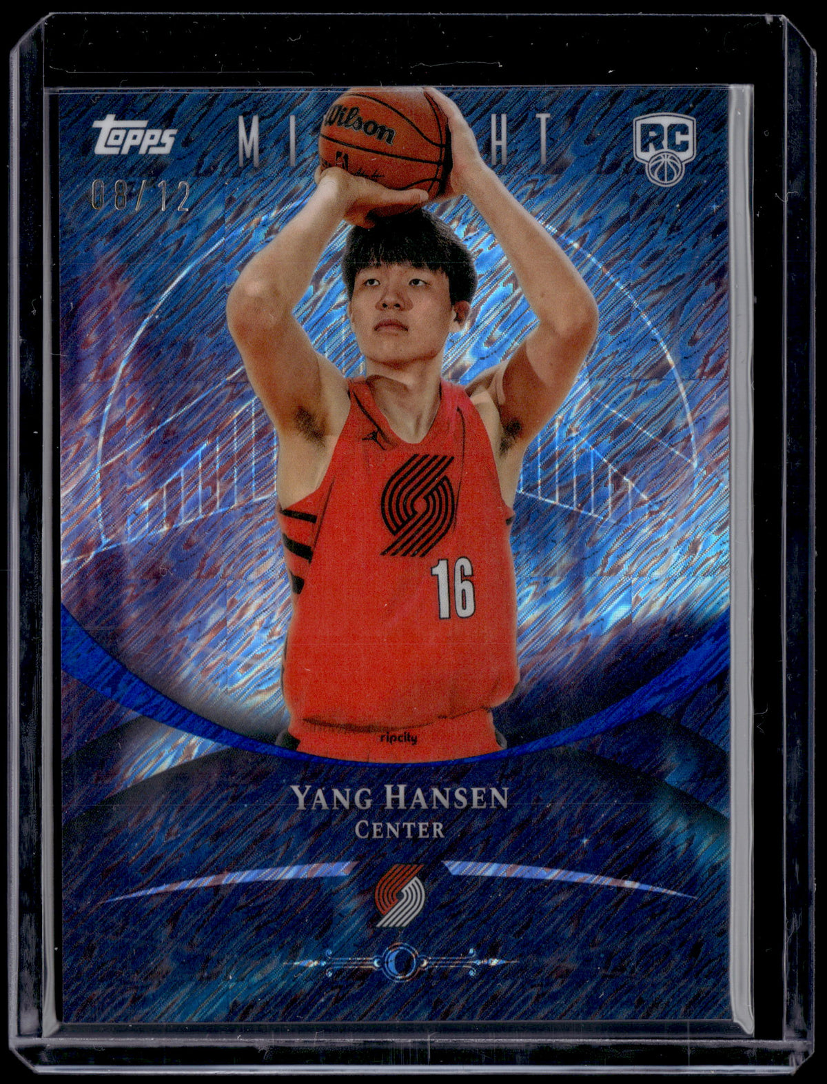 HL-P01 2025 Topps Midnight Yang Hansen #76 Blue RC /12
