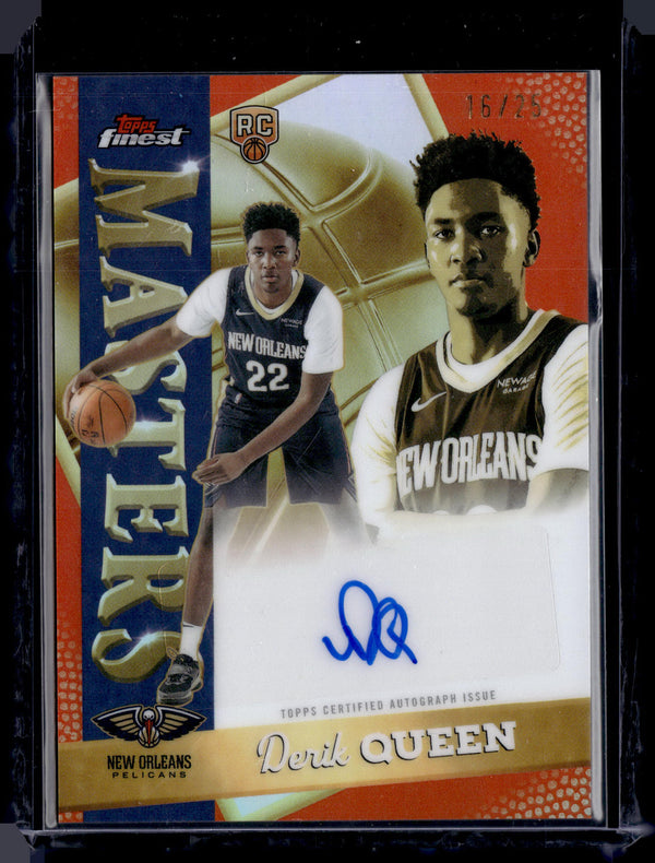 HL-P01 2026 Topps Finest Masters Derik Queen #MA-DQ Orange /25 RC