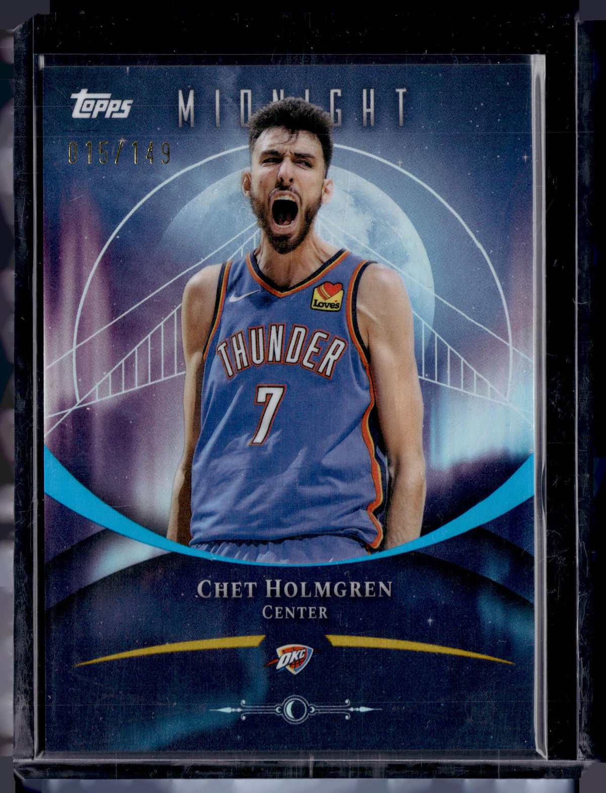 HL-P01 2025 Topps Midnight Chet Holmgren #55 /149