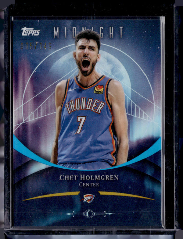 HL-P01 2025 Topps Midnight Chet Holmgren #55 /149