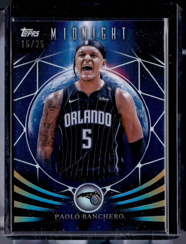 HL-P01 2025 Topps Midnight Moonfall Paolo Banchero #MF-7 /25