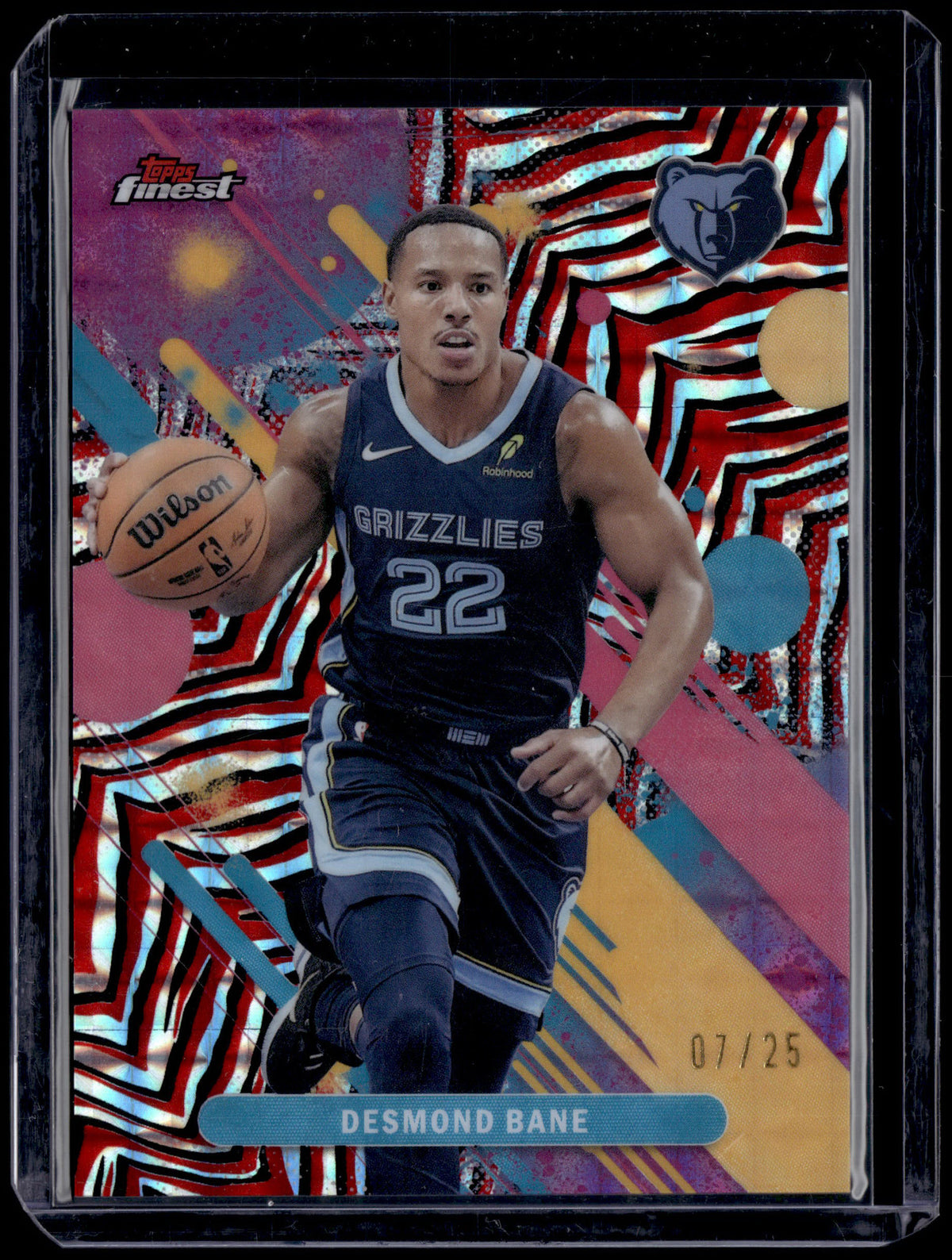 HL-P01 2026 Topps Finest Desmond Bane #95 Red/Black Geometric /25
