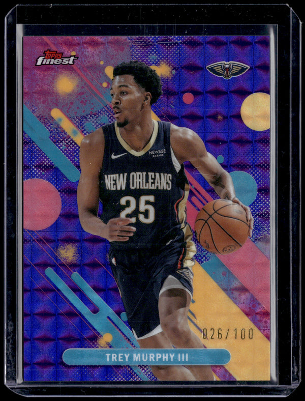 HL-P01 2026 Topps Finest Trey Murphy III #96 Purple /100