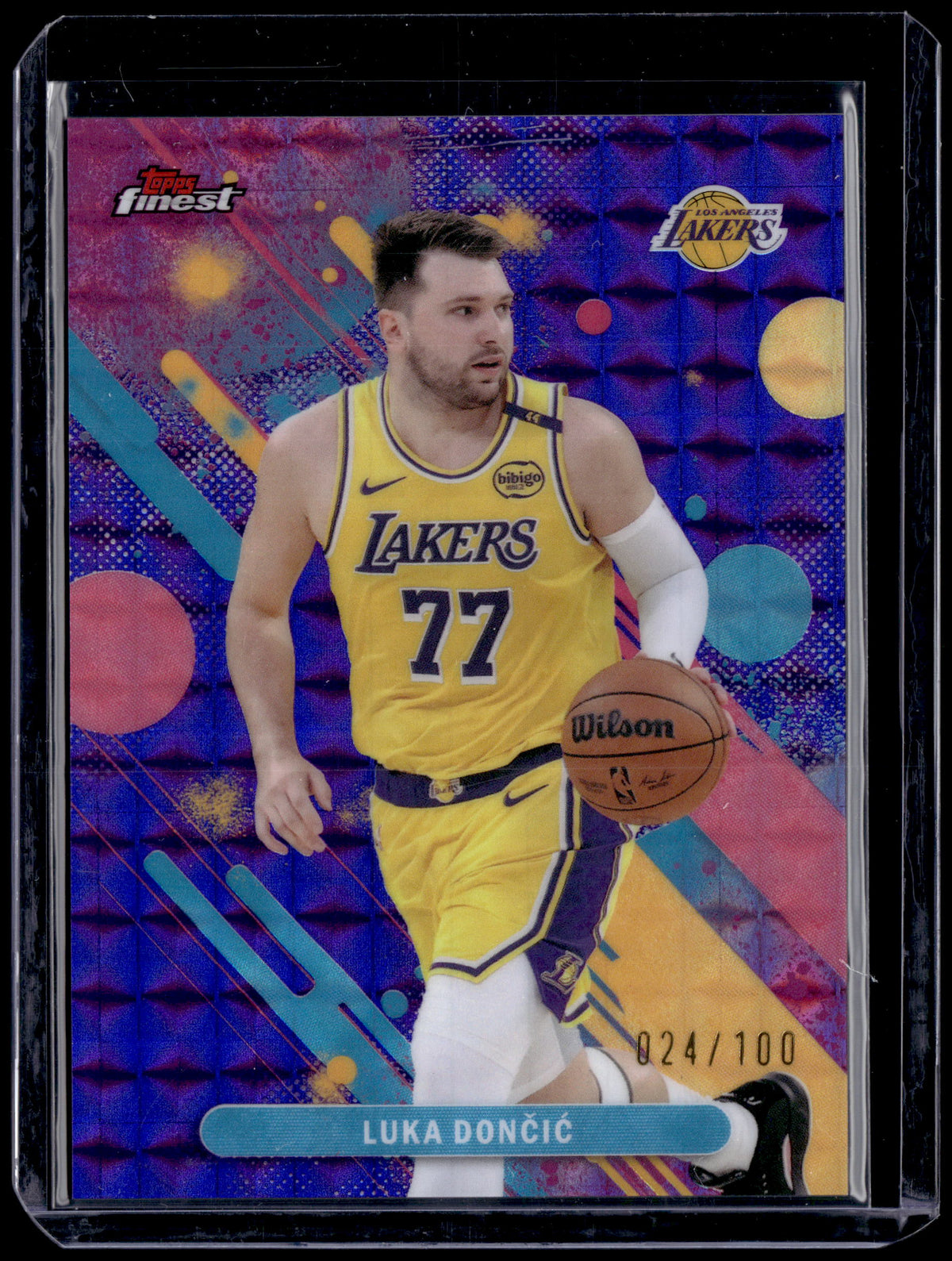 HL-P01 2026 Topps Finest Luka Dončić #81 Purple Refractor /100