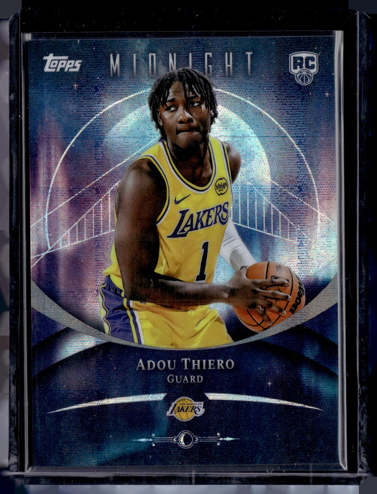 HL-P01 2025 Topps Midnight Adou Thiero #92 Winter Solstice RC