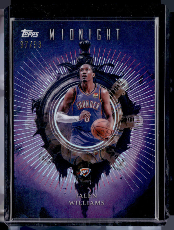 HL-P01 2025 Topps Midnight Insomnia Jalen Williams #IN-10 /99
