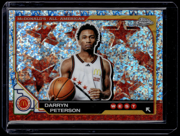HL-P01 2025 Topps Chrome McDonald's AA Darryn Peterson #50 Mini Diamond
