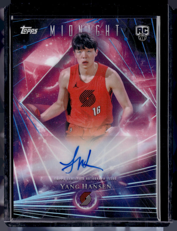 HL-P01 2025 Topps Midnight Dark Matter Yang Hansen #DMAR-YH RC
