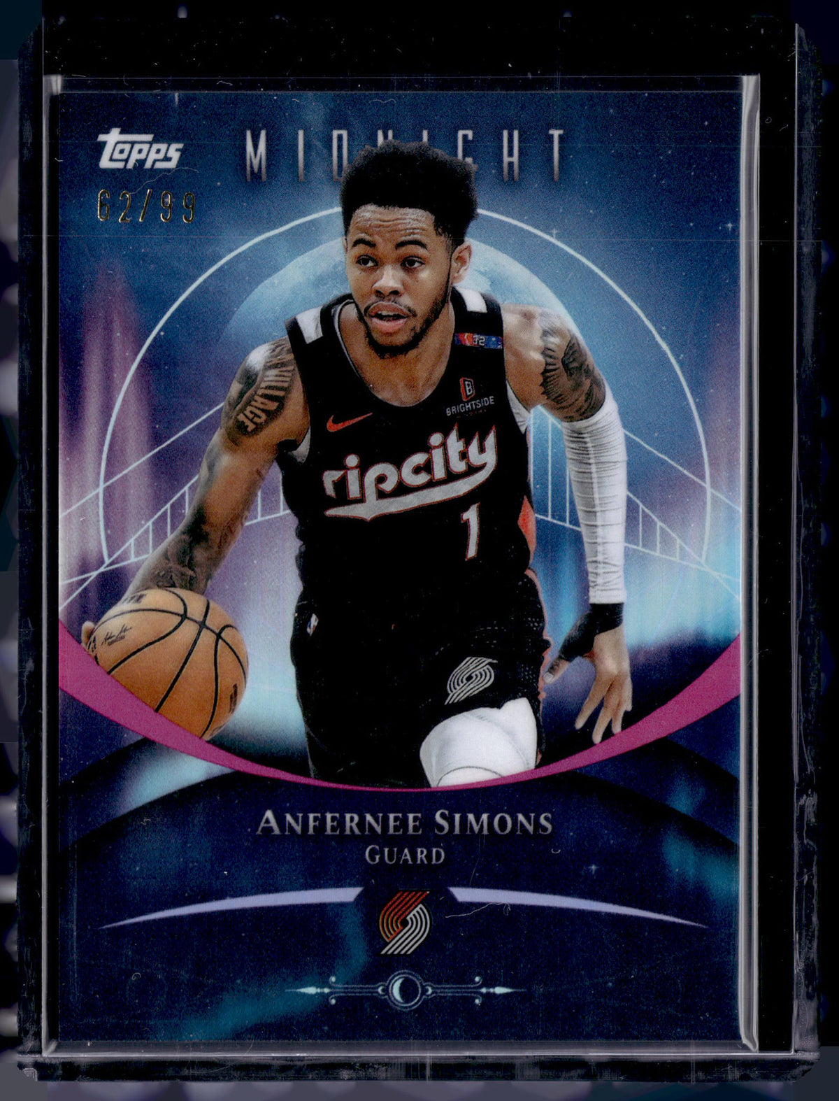 HL-P01 2025 Topps Midnight Anfernee Simons #54 /99