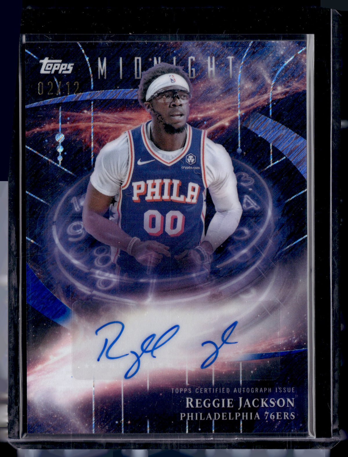 HL-P01 2025 Topps Midnight Stroke of Midnight Reggie Jackson #SM-RJ Shimmer /12