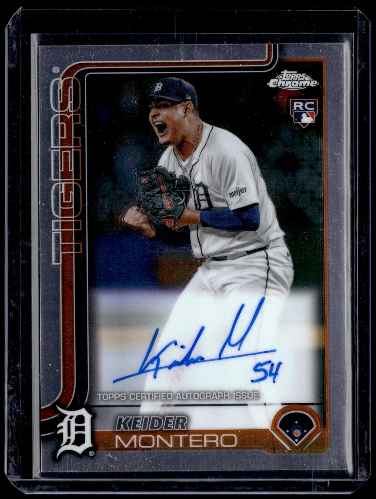HL-P01 2025 Topps Chrome Keider Montero #RA-KM Auto RC